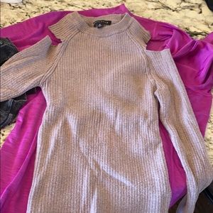 kendall and kylie sweater shoulder cut out